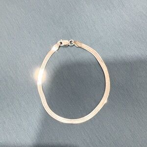 NEW 925 Herringbone Silver Bracelet 7” approx 3.22mm